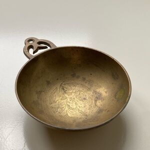 Vintage Brass Ring Dish or Trinket Dish
